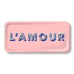 Plateau L'Amour - 32 X 15 Cm - Light Pink-Sélectionné par Fleux Outlet
