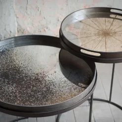 Plateau Miroir - Bronze Mirror - O 61 Cm-Ethnicraft Online