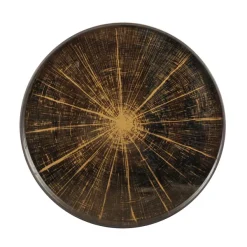 Plateau Miroir - Bronze Slice - O 61 Cm-Ethnicraft Clearance