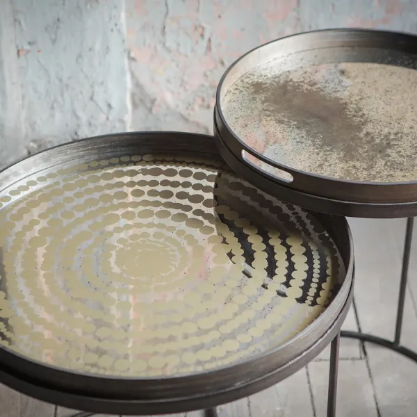 Plateau Miroir - Clear Mirror - O 48 Cm-Ethnicraft Sale