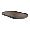Plateau Ovale En Miroir - Bronze-Ethnicraft Outlet