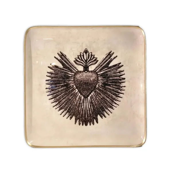 Plateau Quatro Coeur Rayon - Lin-Boncoeurs Sale