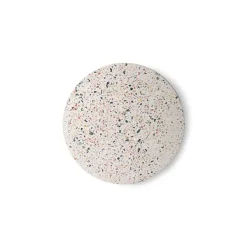 Plateau Rond En Beton - Terrazzo-HK Living Sale