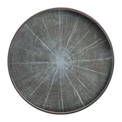 Plateau Rond En Bois White Slice O 92 Cm - Marron-Ethnicraft