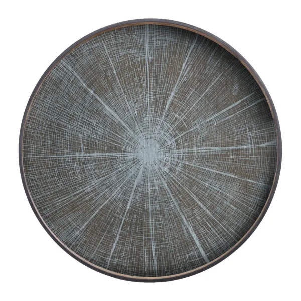 Plateau Rond En Bois White Slice O 92 Cm - Marron-Ethnicraft