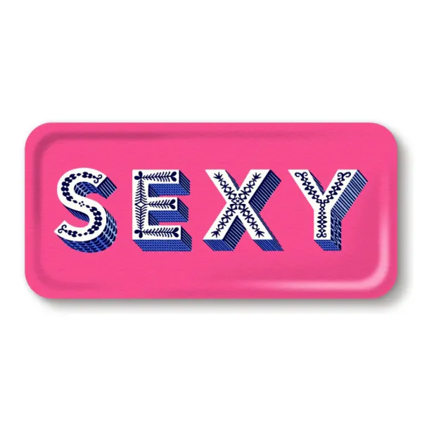 Plateau Sexy - 32 X 15 Cm - Bright Pink-Sélectionné par Fleux Best