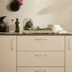 Poignee Curvature Laiton 14,2Cm-Ferm Living Hot