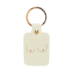 Porte-clés Boobs En Cuir - Creme-Ark Hot