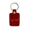 Porte-clés Boobs En Cuir - Oxblood-Ark Discount