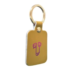 Porte-clés Zizi Cuir Moutarde-Ark Discount