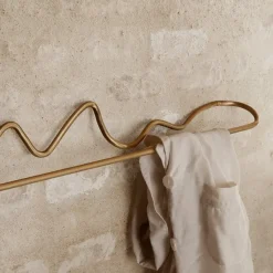 Porte-Serviette Curvature Laiton-Ferm Living Outlet