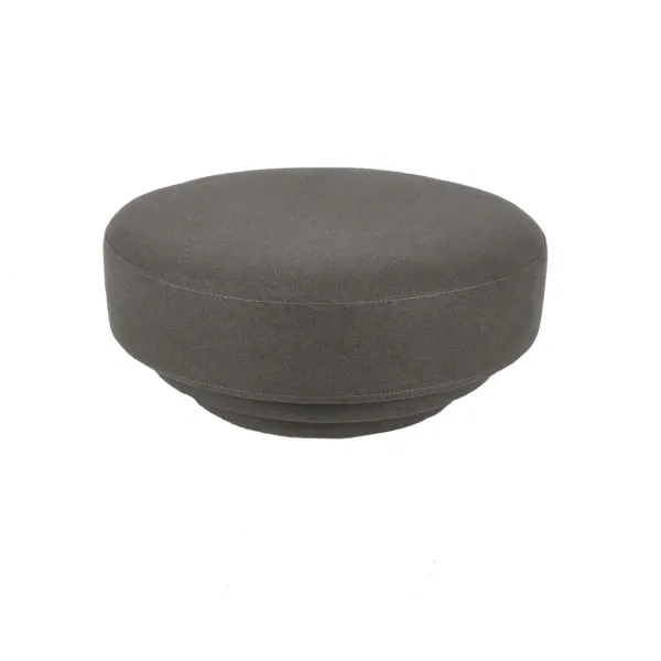 Pouf Cornice Tissu - Gris-ENOstudio Sale