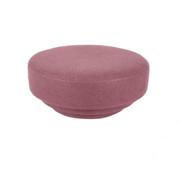 Pouf Cornice Tissu Rose-ENOstudio Outlet