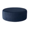 Pouf Velours Wind - Bleu-Broste Copenhagen Hot
