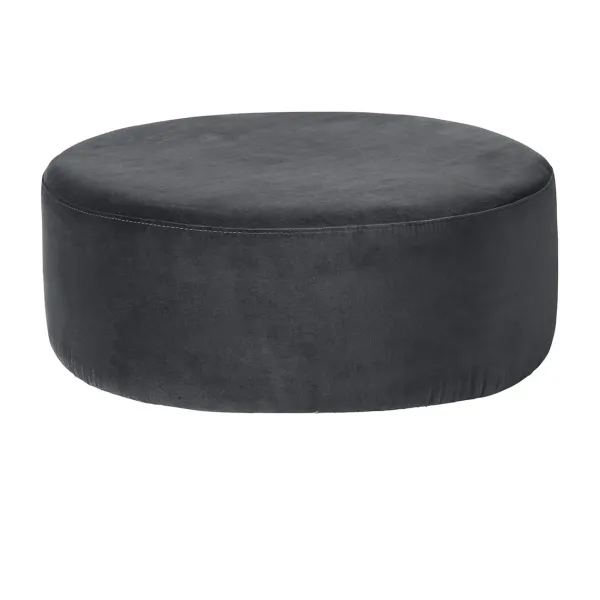 Pouf Velours Wind - Gris-Broste Copenhagen Outlet