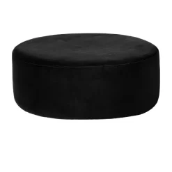 Pouf Wind Velours Noir-Broste Copenhagen