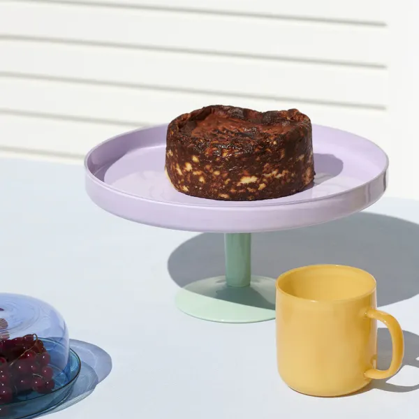 Presentoir A Gateau - O 26,5 X H 13 Cm - Rose Menthe-Hay Clearance