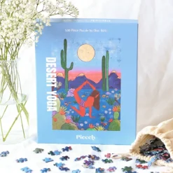 Puzzle Desert Yoga By Olivia Burki - 500 Pieces-Piecely New