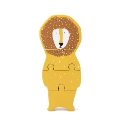 Puzzle Formes Animaux En Bois - Mr Lion-Trixie Best
