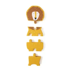 Puzzle Formes Animaux En Bois - Mr Lion-Trixie Best
