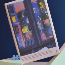 Puzzle La Neige Qui Tombe - 500 Pieces-Jour Férié New