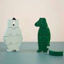 Puzzle Mr Crocodile En Bois-Trixie