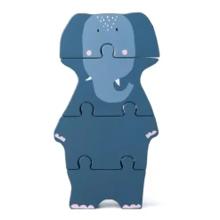 Puzzle Mrs Elephant En Bois-Trixie New