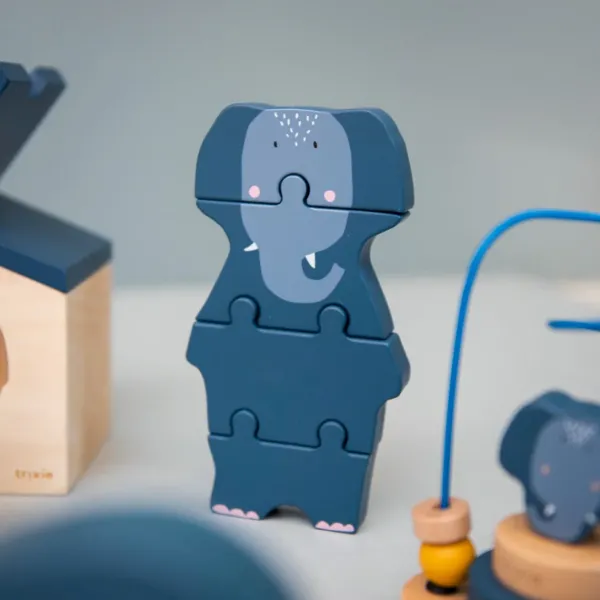 Puzzle Mrs Elephant En Bois-Trixie New
