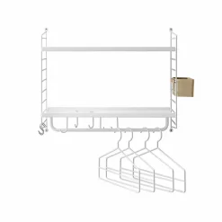 Rangement Mural Hallaway - 58 X 50 X 30 Cm - Blanc-String Furniture Online