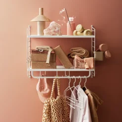 Rangement Mural Hallaway - 58 X 50 X 30 Cm - Blanc-String Furniture Online