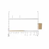 Rangement Mural Kitchen - 58 X 50 X 20 Cm - Blanc-String Furniture Sale