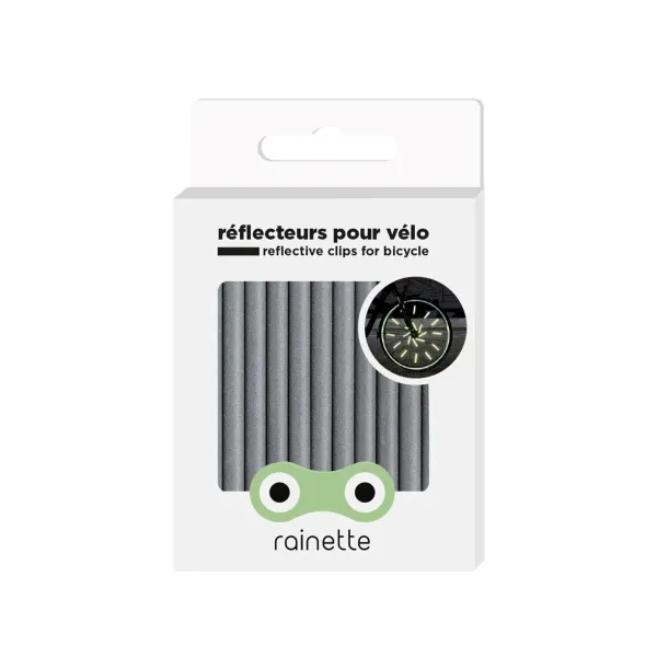 Reflecteurs Pour Rayons De Velo Argent-Rainette Discount