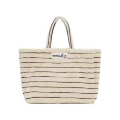 Sac Weekend A Rayures - Cream & Ink-Sélectionné par Fleux Sale