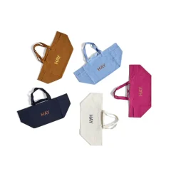 Sac Weekend En Coton Recycle - Bleu Nuit-Hay Sale