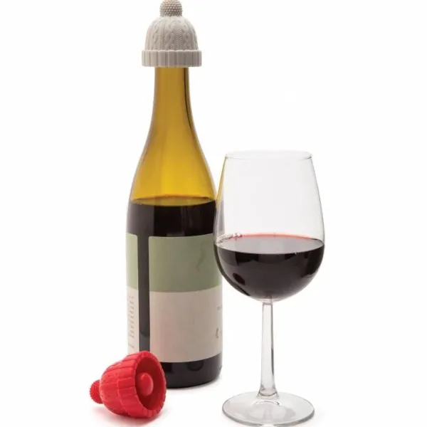 Set De 2 Bouchons Beanie Rouge & Gris-Sélectionné par Fleux