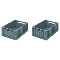 Set De 2 Caisses Weston M - Bleu Baleine-Liewood New