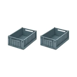Set De 2 Caisses Weston S - Bleu Baleine-Liewood Online