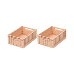 Set De 2 Caisses Weston S - Rose Toscane-Liewood Discount