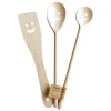Set De 3 Couverts Happy Spoon - Cuilleres Et Spatule Bois-Sélectionné par Fleux Outlet