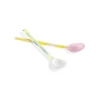 Set De 2 Cuilleres En Verre - Rose/Blanc-Hay Hot