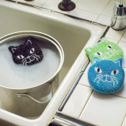 Set De 3 Eponges Grattoirs - Chat-Sélectionné par Fleux Discount