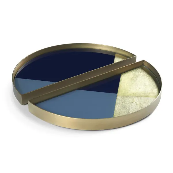 Set De 2 Mini Plateaux Geometriques Half Moon-Ethnicraft Online