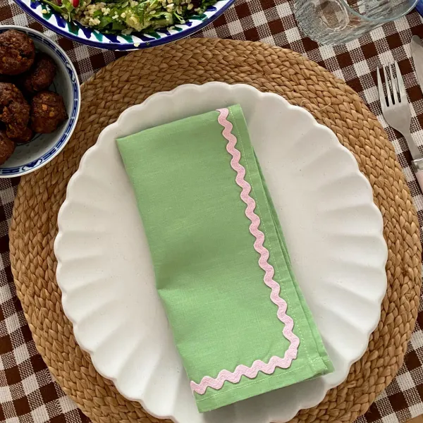 Set De 2 Serviettes Ric-Rac-Sélectionné par Fleux Outlet