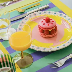 Set De Table Paloma 2 - Vert / Violet - Edition Limitee Fleux-Pôdevache