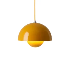 Suspension Flowerpot Vp1 By Verner Panton - Jaune-And Tradition Outlet