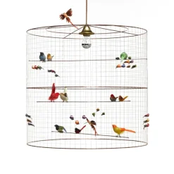 Suspension Grande Voliere Mathieu Challieres H 66 X O 66 Cm-Mathieu Challières Outlet