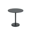 Table A Cafe Linear Steel Black - O 70 X H73 Cm-Muuto Clearance