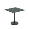 Table A Cafe Linear Steel Dark Green - 70 X 70 X H 73 Cm-Muuto Discount
