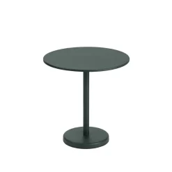 Table A Cafe Linear Steel Dark Green - O 70 X H 73 Cm-Muuto Sale