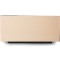 Table Basse Bloc Miroir - 60 X 60 X 32 Cm - Nude-HK Living Clearance